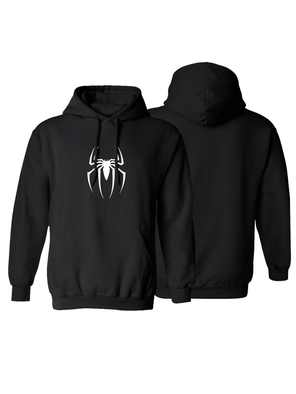 Men’s Spider-Man Pullover Hoodie Black